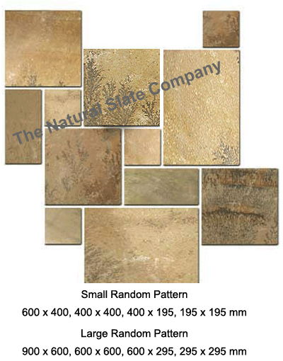 Fossil Mint Mosaic 300x300mm Sheets Sandstone Wall Tiles 1m2* JURASSIC