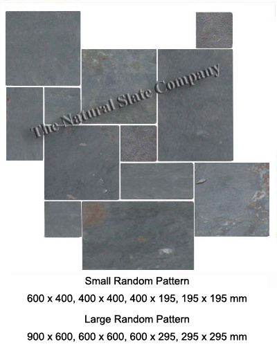 Rustic Grey Slate Tile Floors